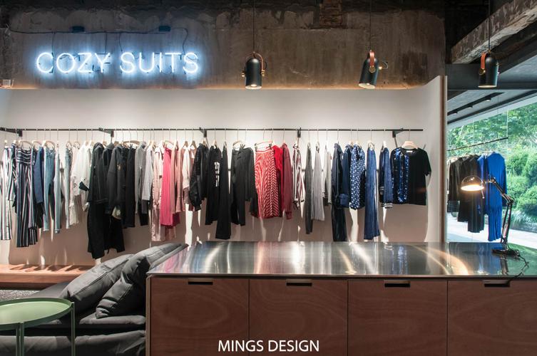mingsdesigncozysuits女装店上海服装店设计服装零售空间设计韩国女装